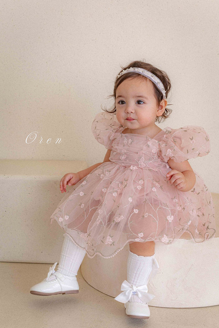 正韓夏oren 嫩嬰夏季夢幻包屁裙