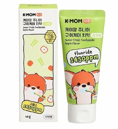 韓國 K- MOM兒童蜂膠含氟牙膏