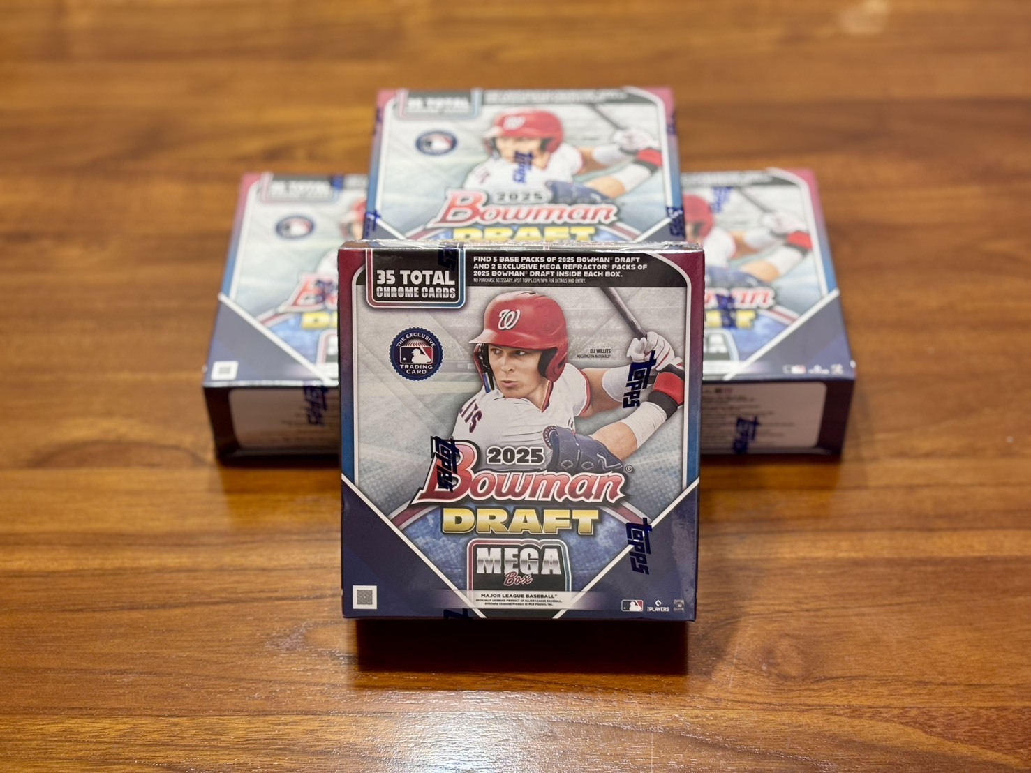 Topps 2025 Bowman Draft Baseball Mega Box 球員卡 卡盒
