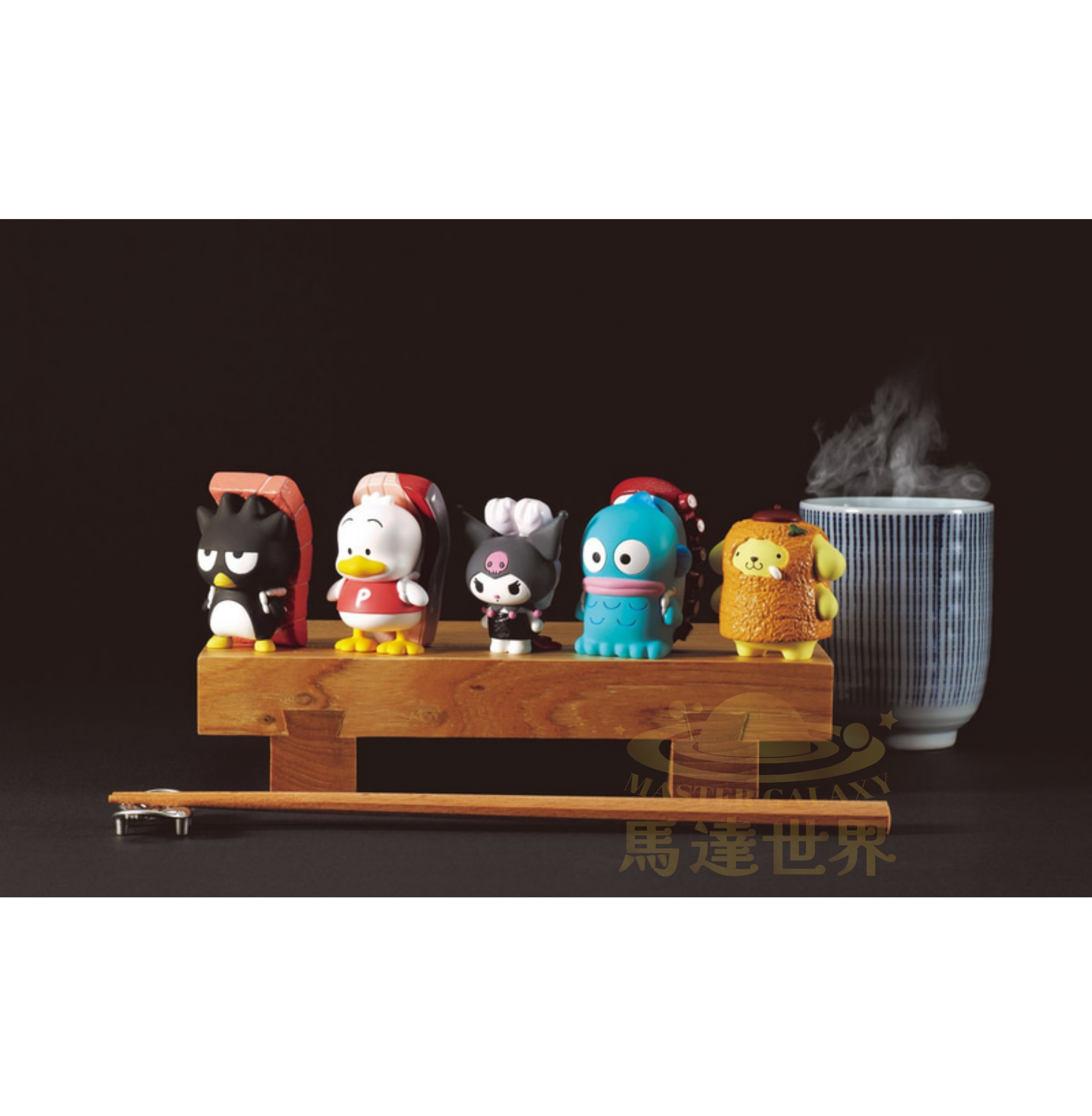 Takara Tomy Arts 扭蛋 - 三麗鷗角色壽司2（全套5款）