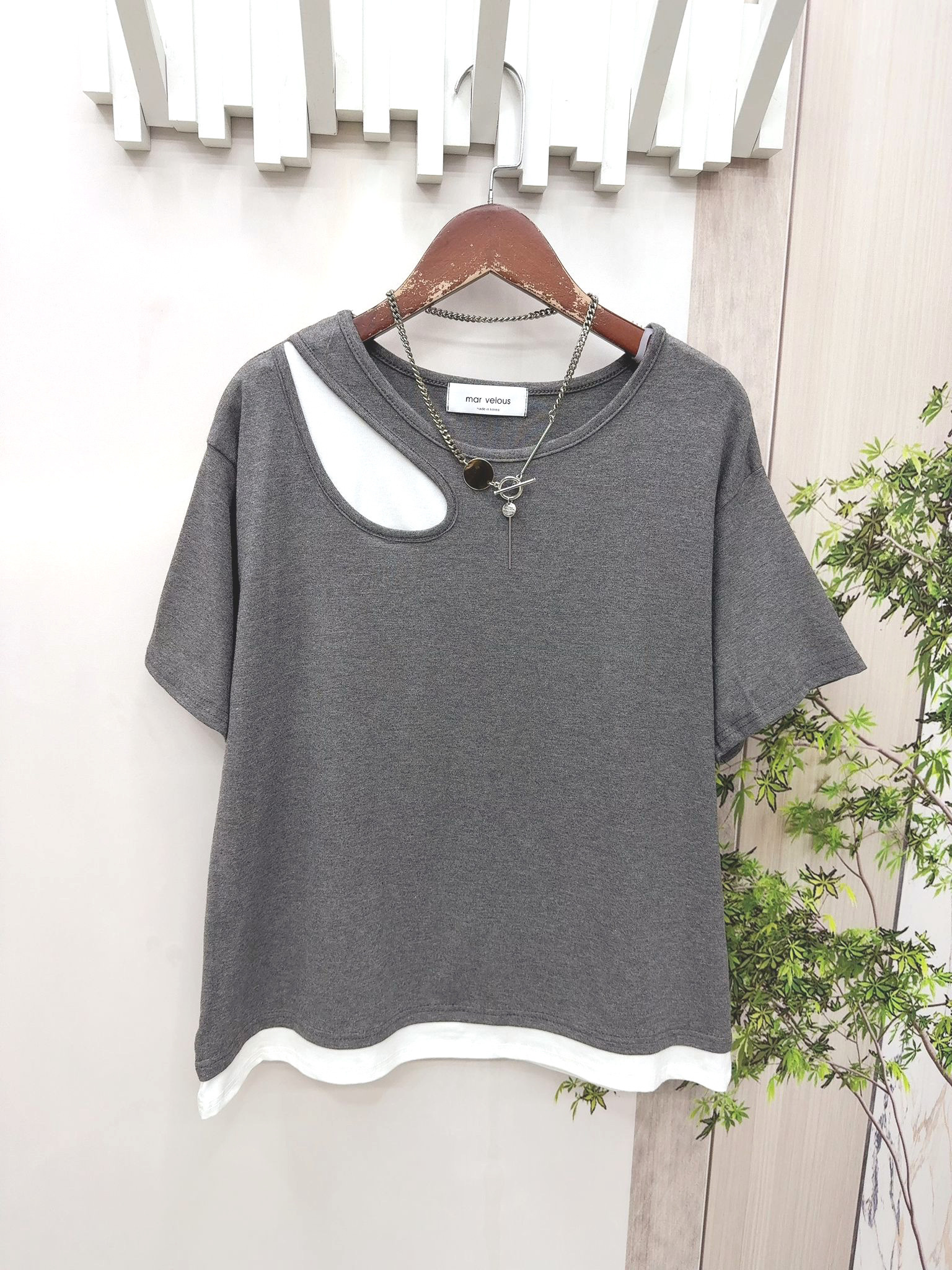 Mar 假兩件top ～151B