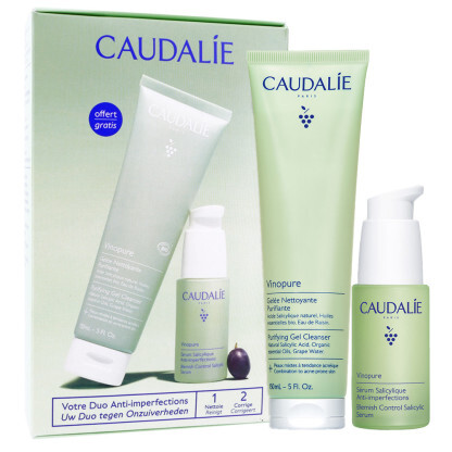 Caudalie Vinopure 葡萄蔓淨肌去痘組合 (精華 30ml + 潔面 30ml)