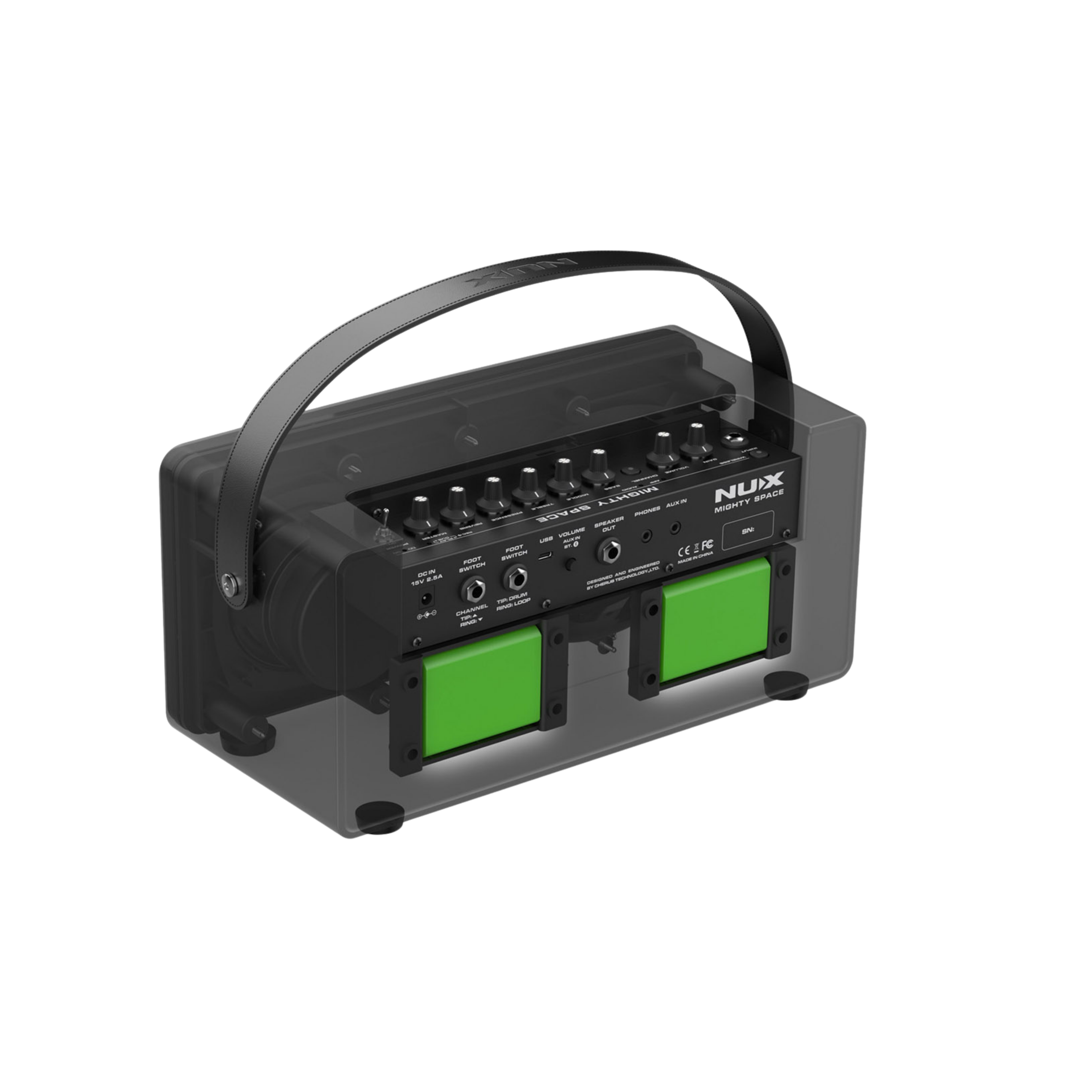 NUX Nux Mighty Space 30瓦 攜帶式無線數位音箱 可充電 內附無線導線、switch踏板(nmp-2) 第 5 張圖片｜三峽吉他 / Bass