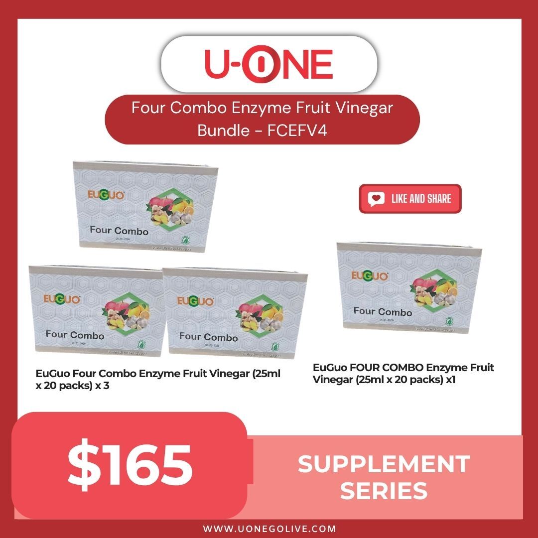 Four Combo Enzyme Fruit Vinegar Bundle - FCEFV4