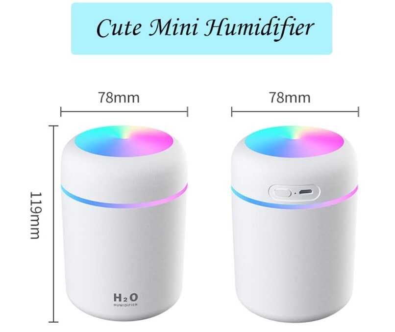 CM-9S USB Colorful Humidifier - White