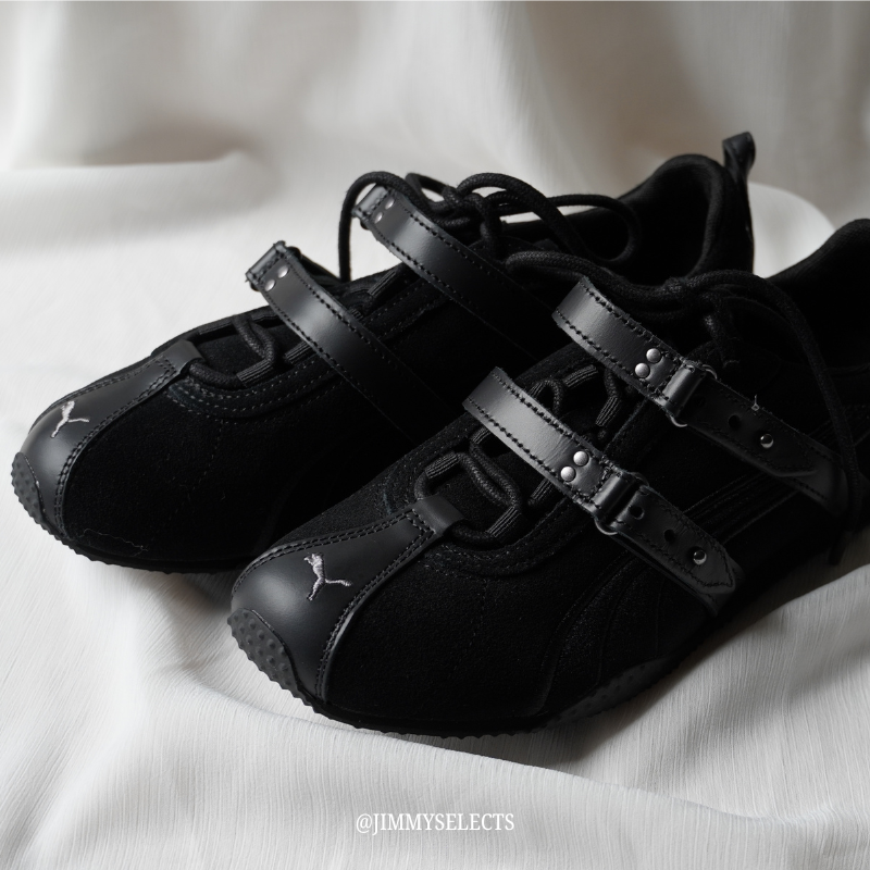 【代購】PUMA H-Street 馬年特別版 低幫復古運動鞋｜馬術雙扣帶設計 輕量包覆 生活休閒鞋 情侶鞋 男女同款｜黑色