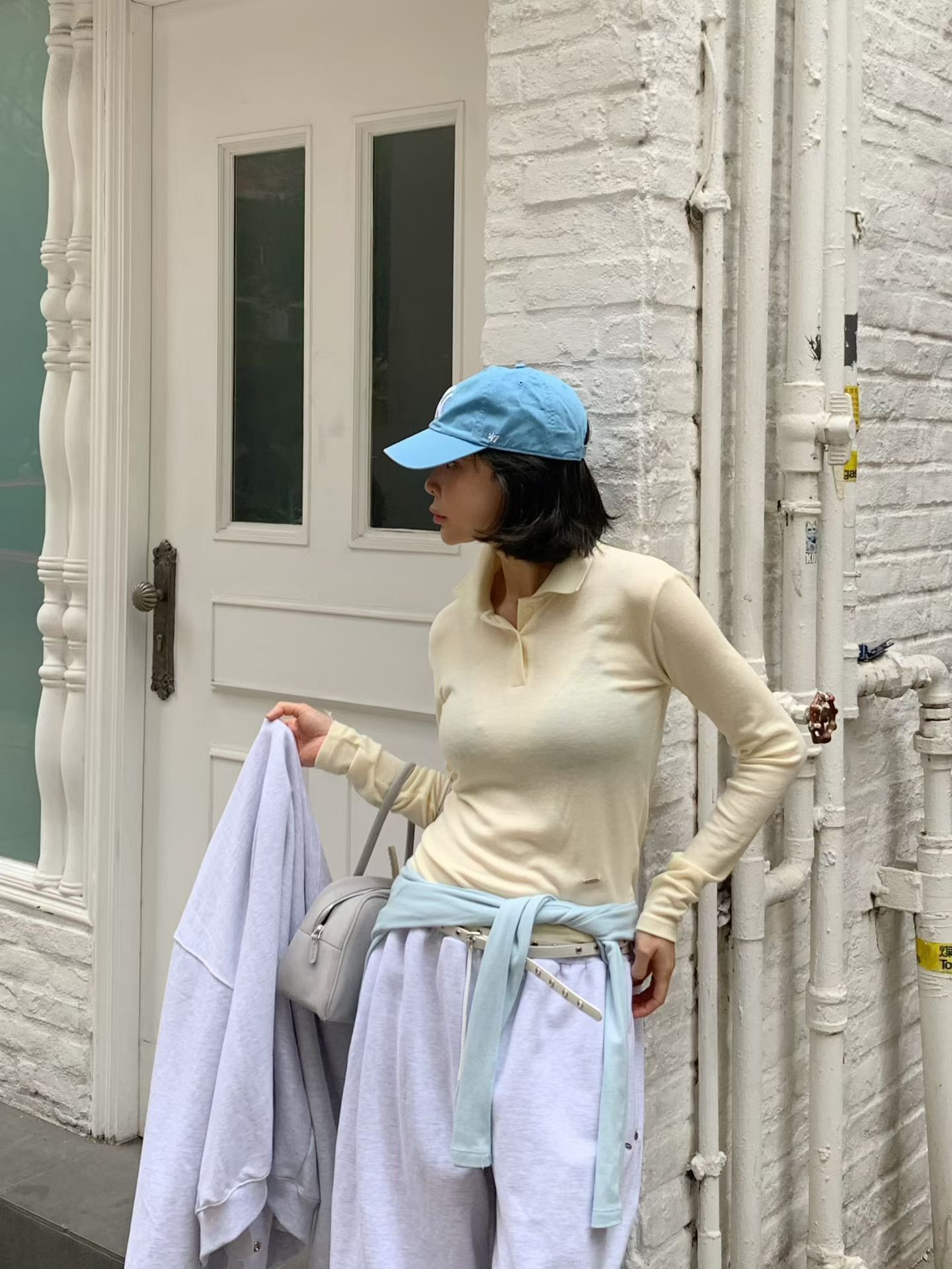 PA46 天絲親膚修身Polo上衣