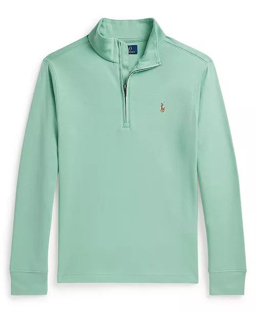 260320 POLO 男大童小標POLO長袖TEE