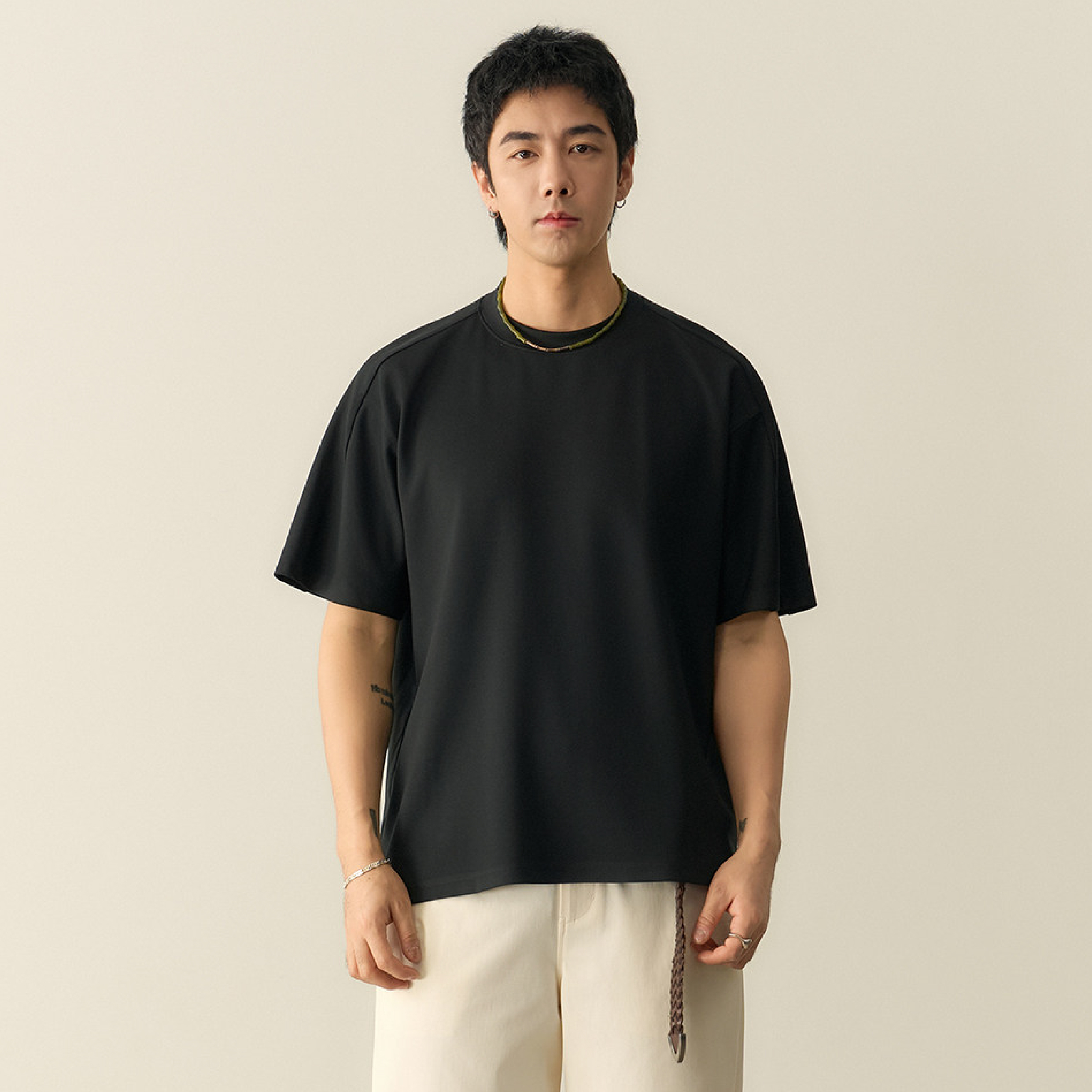 TANOXI Merino Wool Basic Tee 美麗諾羊毛 基礎短Tee [TNX-T405]