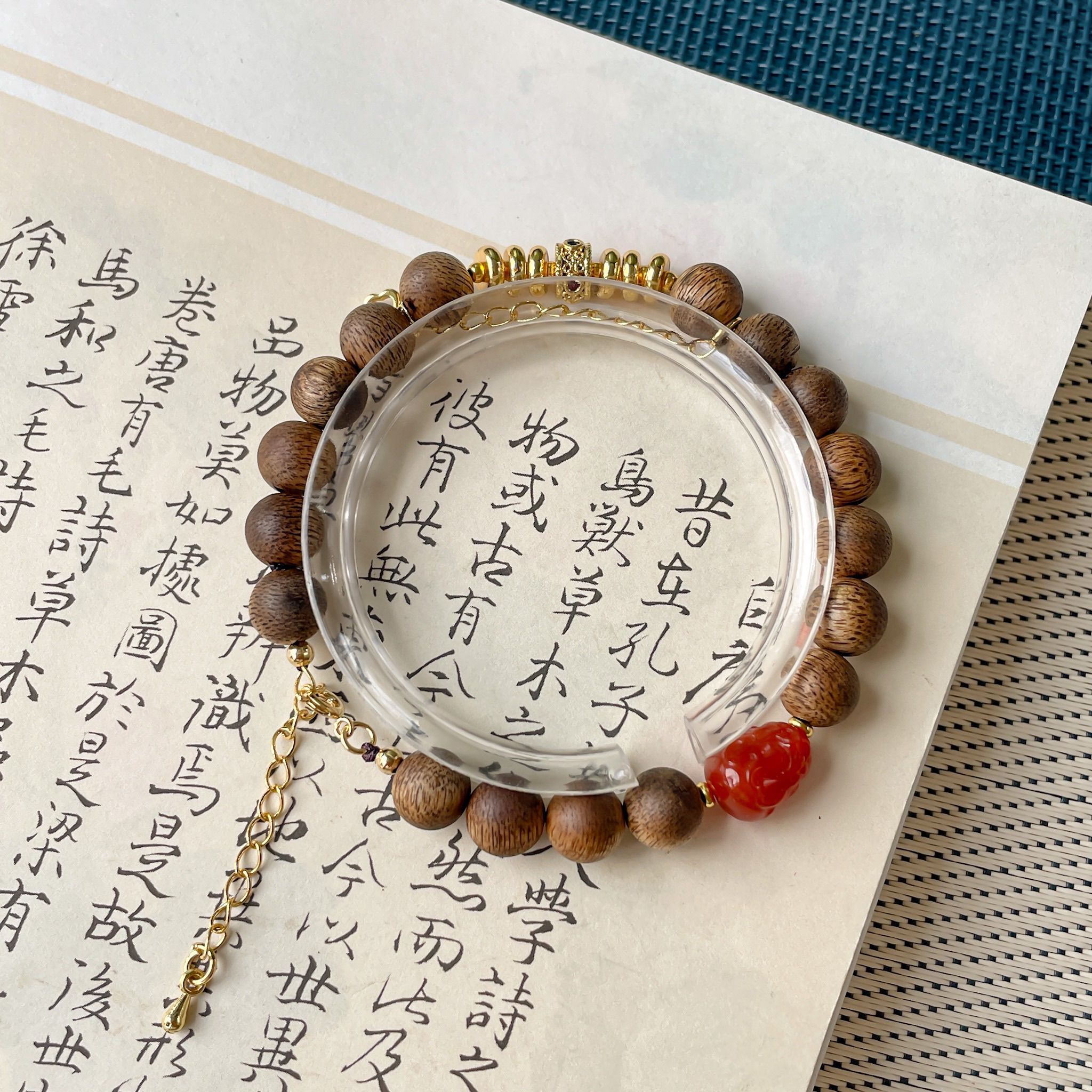 (M1) DIY紅貔貅手串（白奇楠）  - #沉香 #2303CX