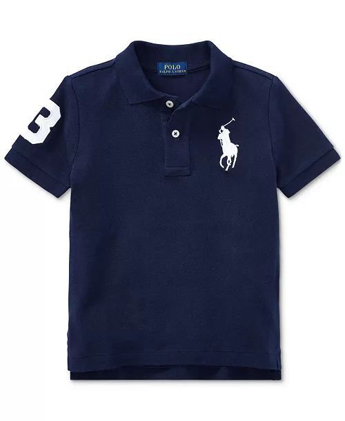260320 POLO 男大童大LOGO POLO TEE