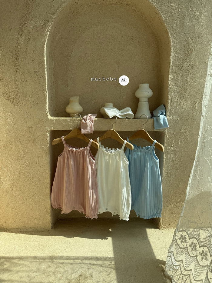 正韓夏mac 三色涼爽連身麵包褲