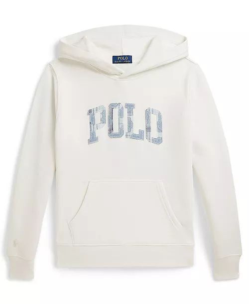 260320 POLO 男大童格仔文字衛衣