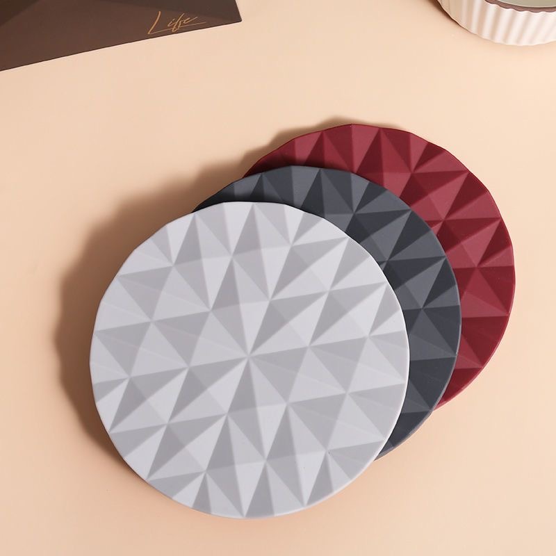 北欧风 超厚 硅胶 隔热垫 1套2个