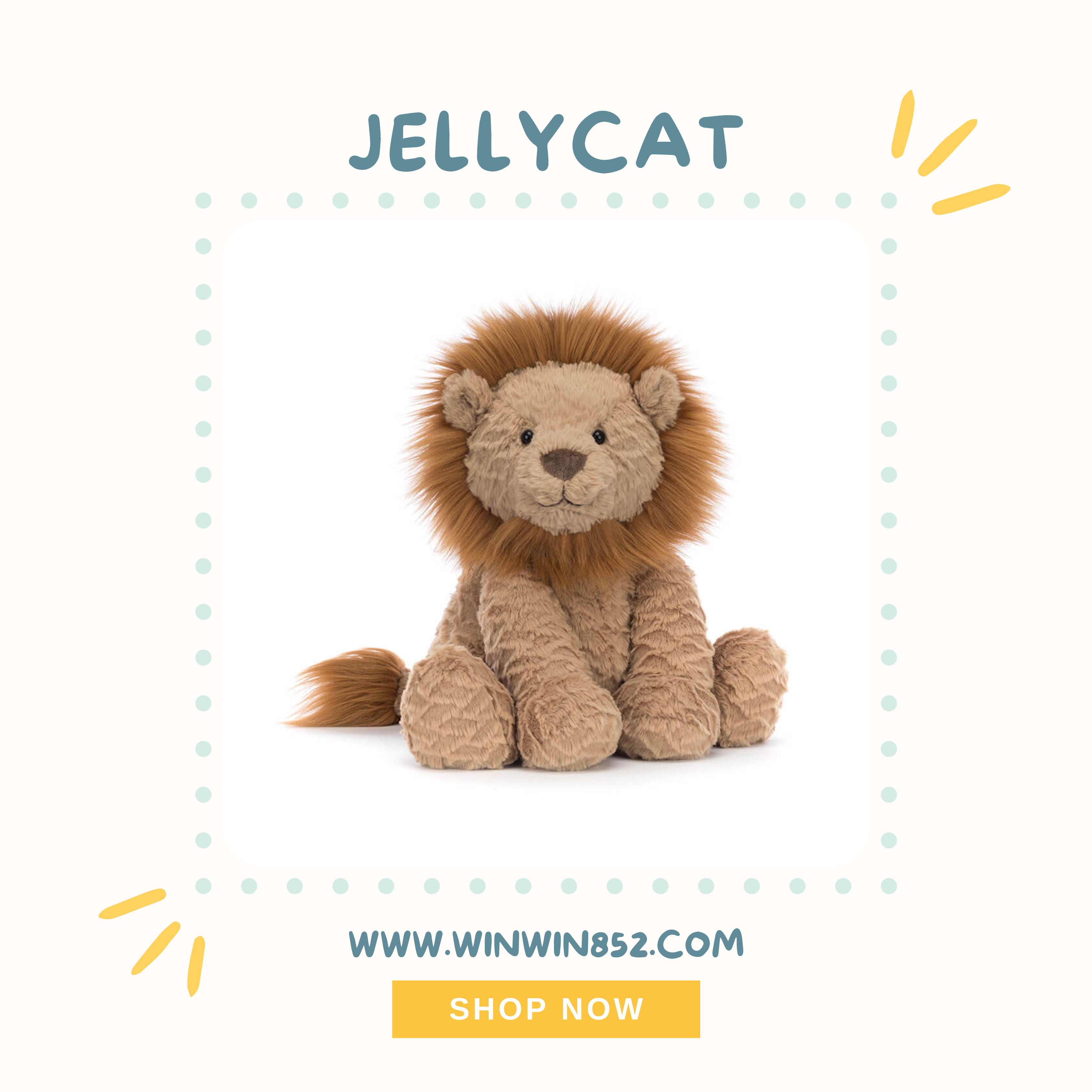 Jellycat Fuddlewuddle Lion