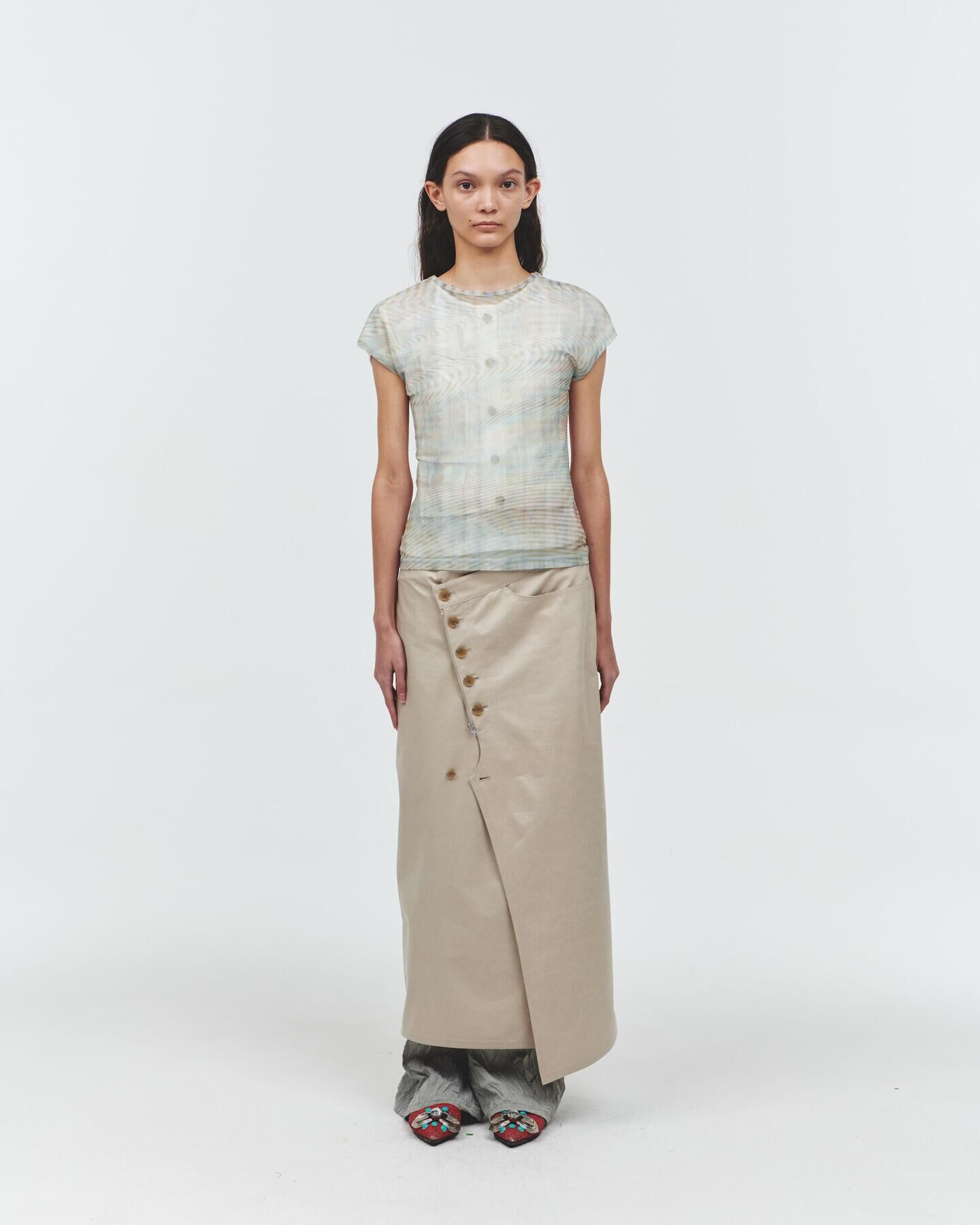 ODLYWORKSHOP Sweet Sorrow Mesh Tee