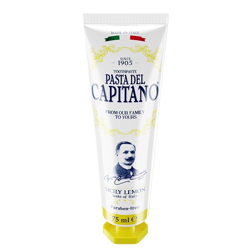 (Q1) 清新淨齒牙膏(西西里檸檬香味)(75ml) (買任何牙膏2件送牙刷1支, 買6件送牙刷6支) - Capitano #MG17
