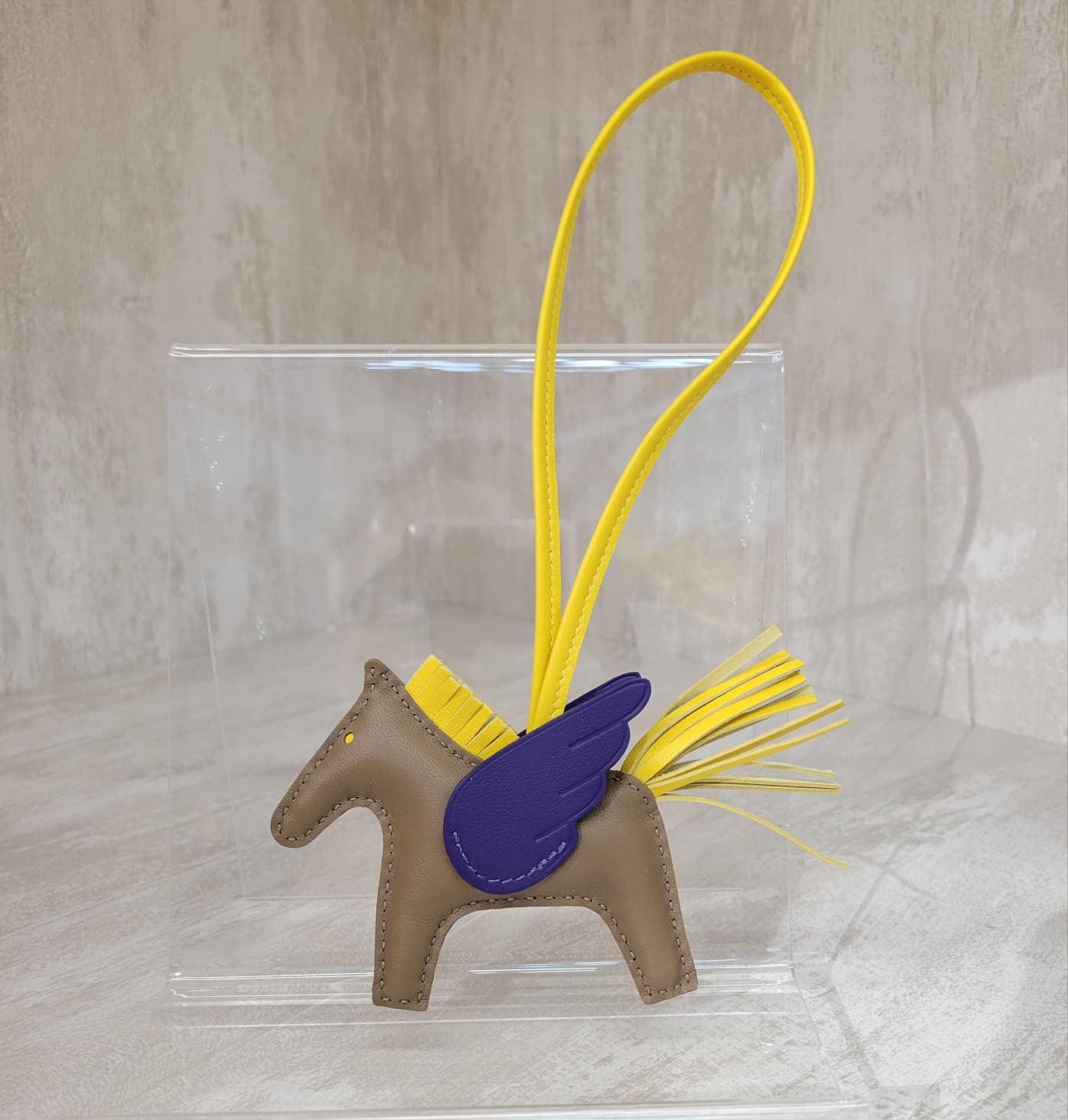 HERMES RODEO PEGASE ETOUPE/X3 PURPLE/9O Napule SIZE PM  大象灰/新紫色/那不勒斯黃