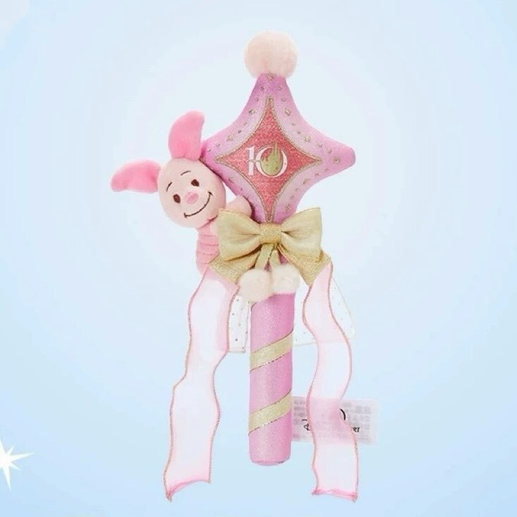 10歲生日慶典 奇妙同慶系列 小豬 皮傑 piglet 絨毛造型 搖搖棒 小熊維尼 Winnie the Pooh -上海迪士尼樂園