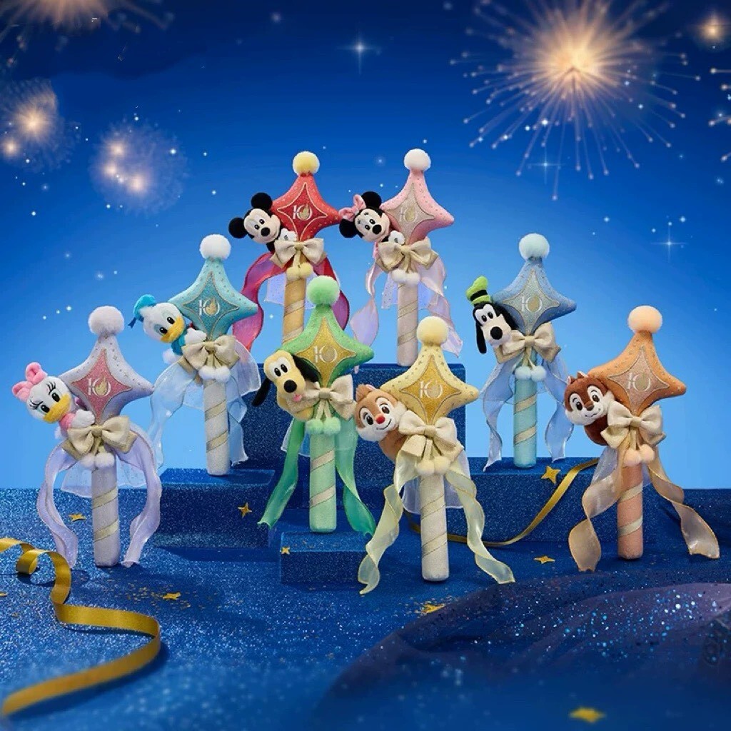 10歲生日慶典 奇妙同慶系列 米奇 Mickey 絨毛造型 搖搖棒 -上海迪士尼樂園