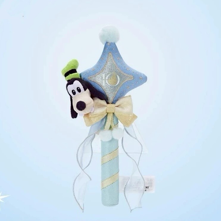 10歲生日慶典 奇妙同慶系列 高飛狗 Goofy 絨毛造型 搖搖棒 -上海迪士尼樂園