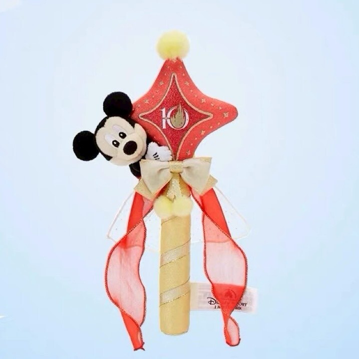 10歲生日慶典 奇妙同慶系列 米奇 Mickey 絨毛造型 搖搖棒 -上海迪士尼樂園