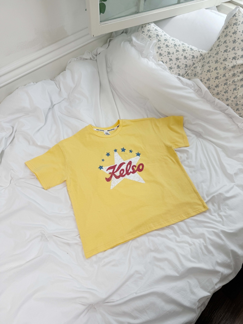 正韓夏SM2 兩色星星短袖上衣