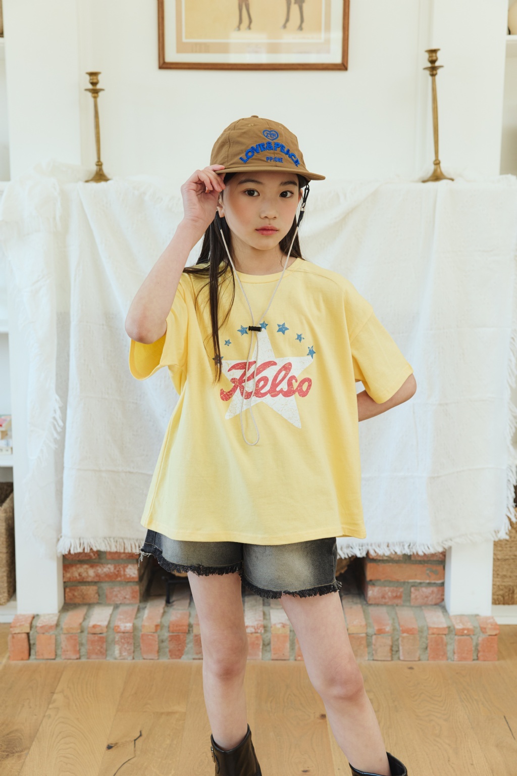 正韓夏SM2 兩色星星短袖上衣