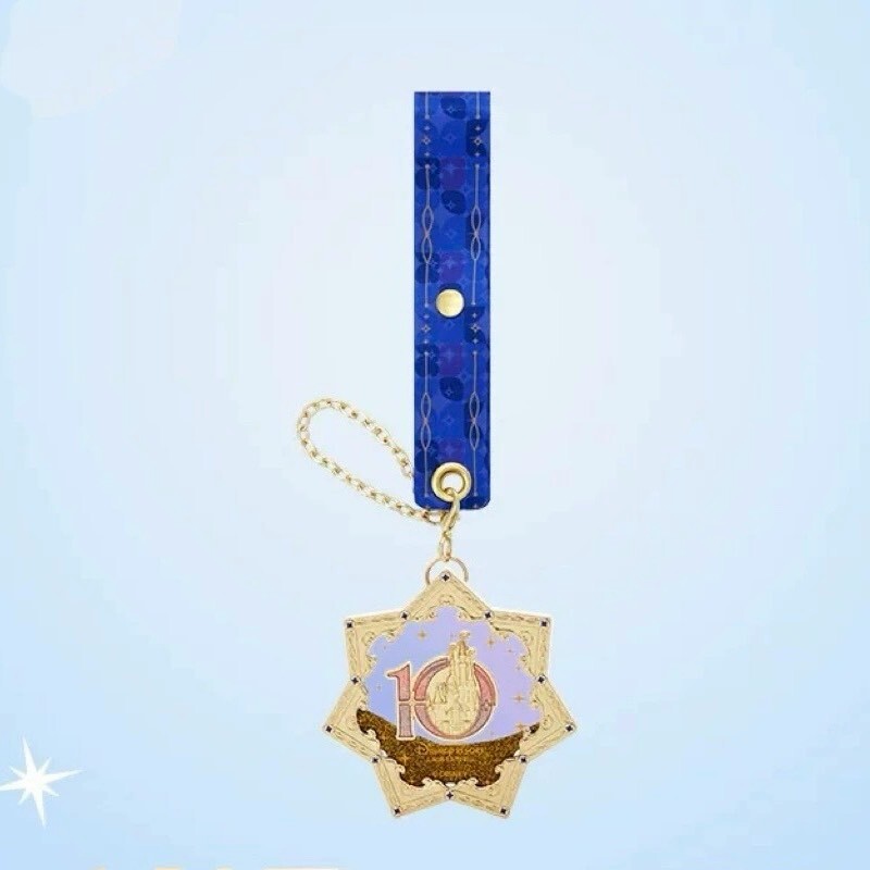 10歲生日慶典 奇妙同慶系列 造型 磁鐵設計 鑰匙圈 吊飾 -上海迪士尼樂園