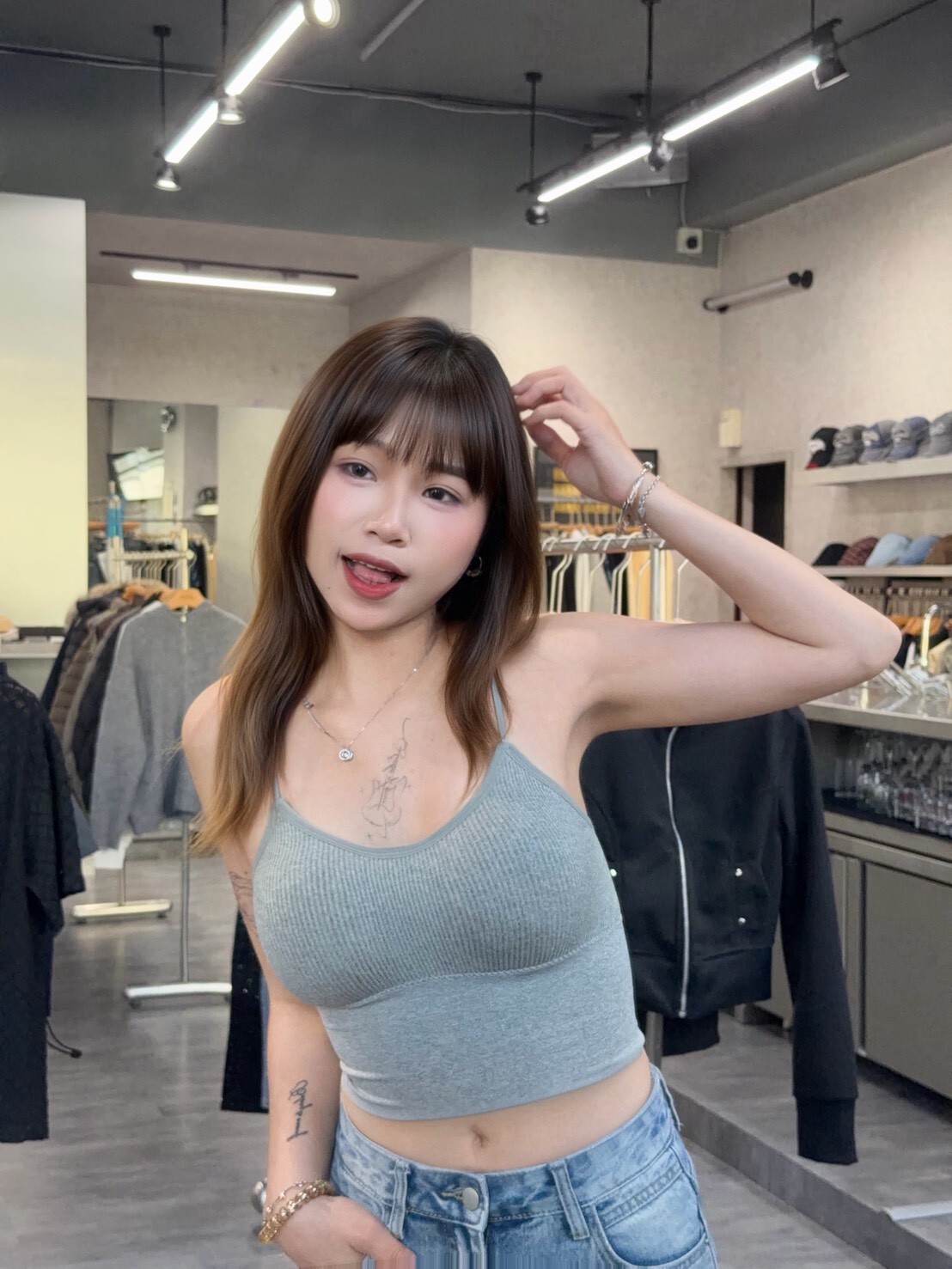 夏季純慾吊帶背心