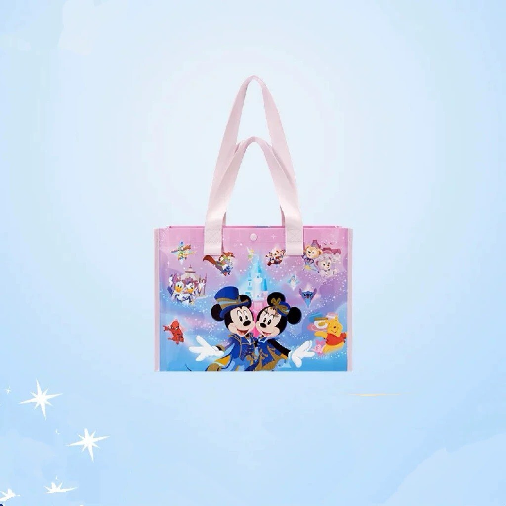 10歲生日慶典 奇妙同慶系列 Mickey 與好友們 圖案 S號 購物袋 提袋 環保袋 禮物袋 -上海迪士尼樂園