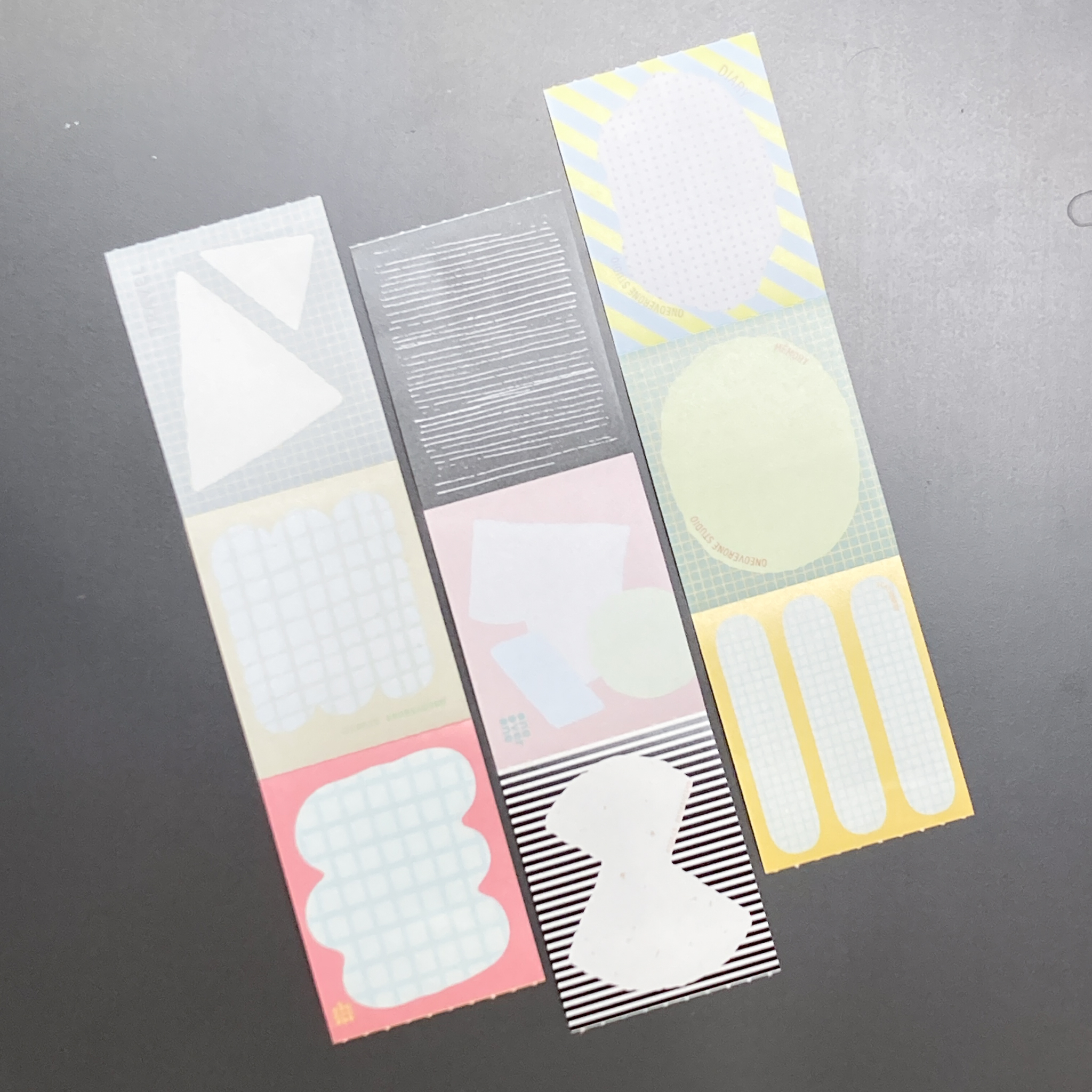 捲式便利貼 形狀風格 01/一分之一工作室/臺灣
