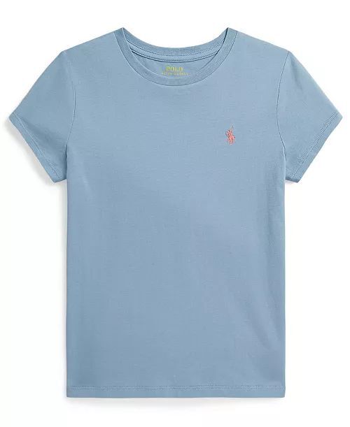 260320 POLO 女大童小標LOGO 短袖TEE