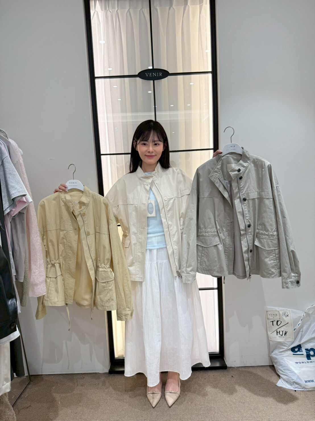 VR6002 企領口袋拉錬風褸