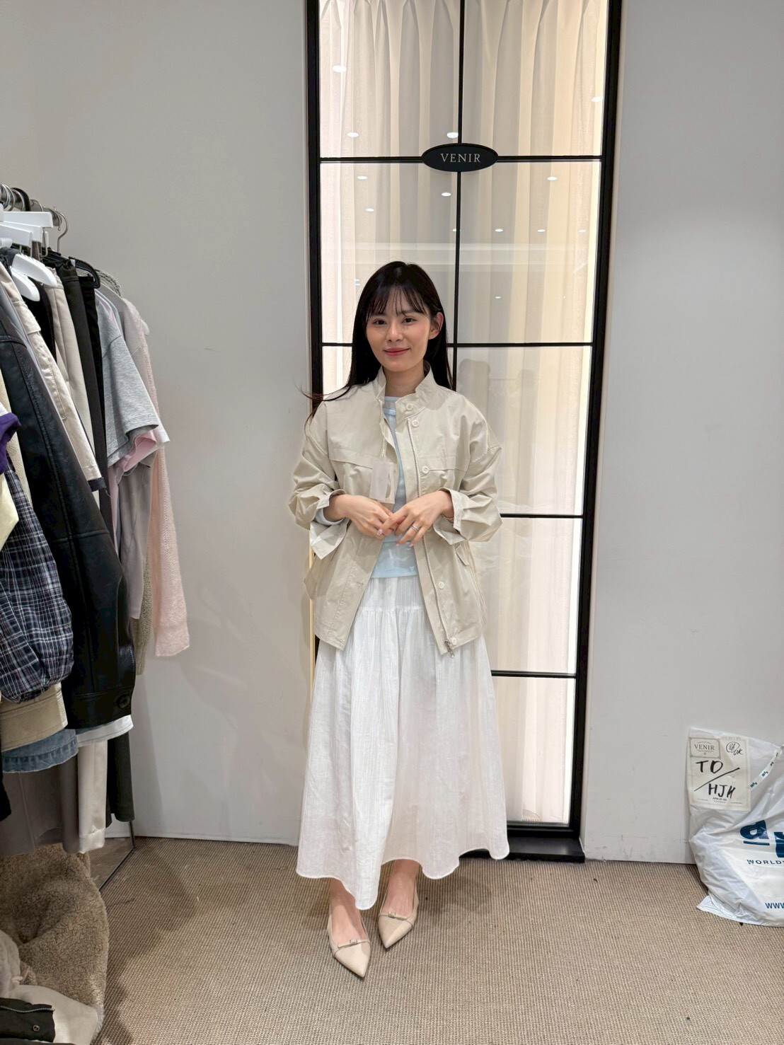 VR6002 企領口袋拉錬風褸