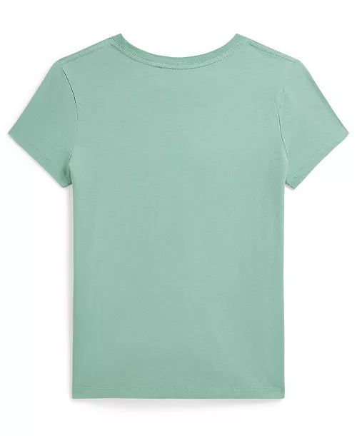 260320 POLO 女大童小狗短袖TEE