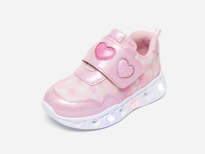 La Stella Heart Sherbet LED Sneakers