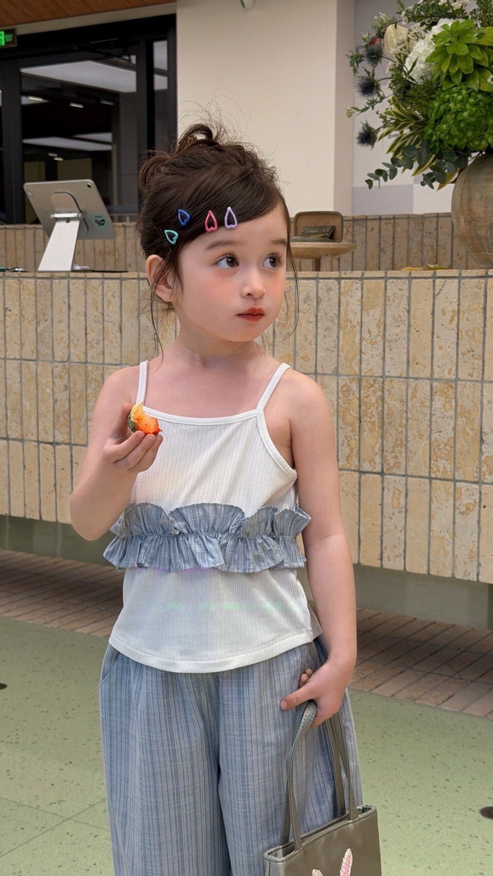 輕甜藍藍日常套裝