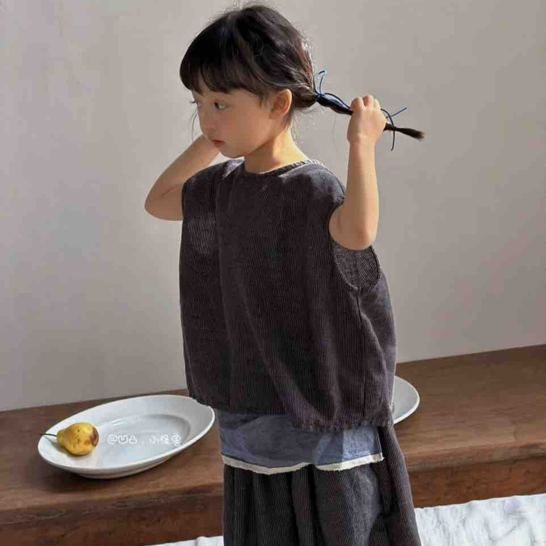 26夏 慵懶系直條寬版套裝