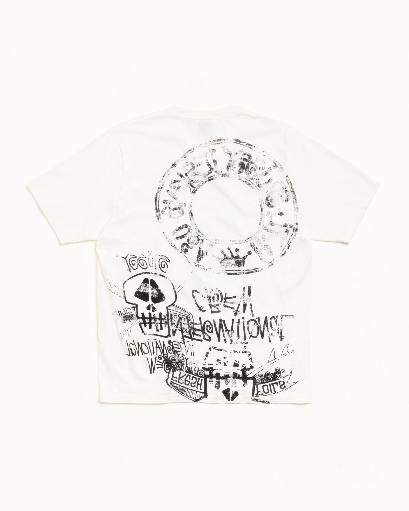 2026SS STUSSY SKULLS TEE PIGMENT DYED 骷髏 水洗 短T 現貨 1905177