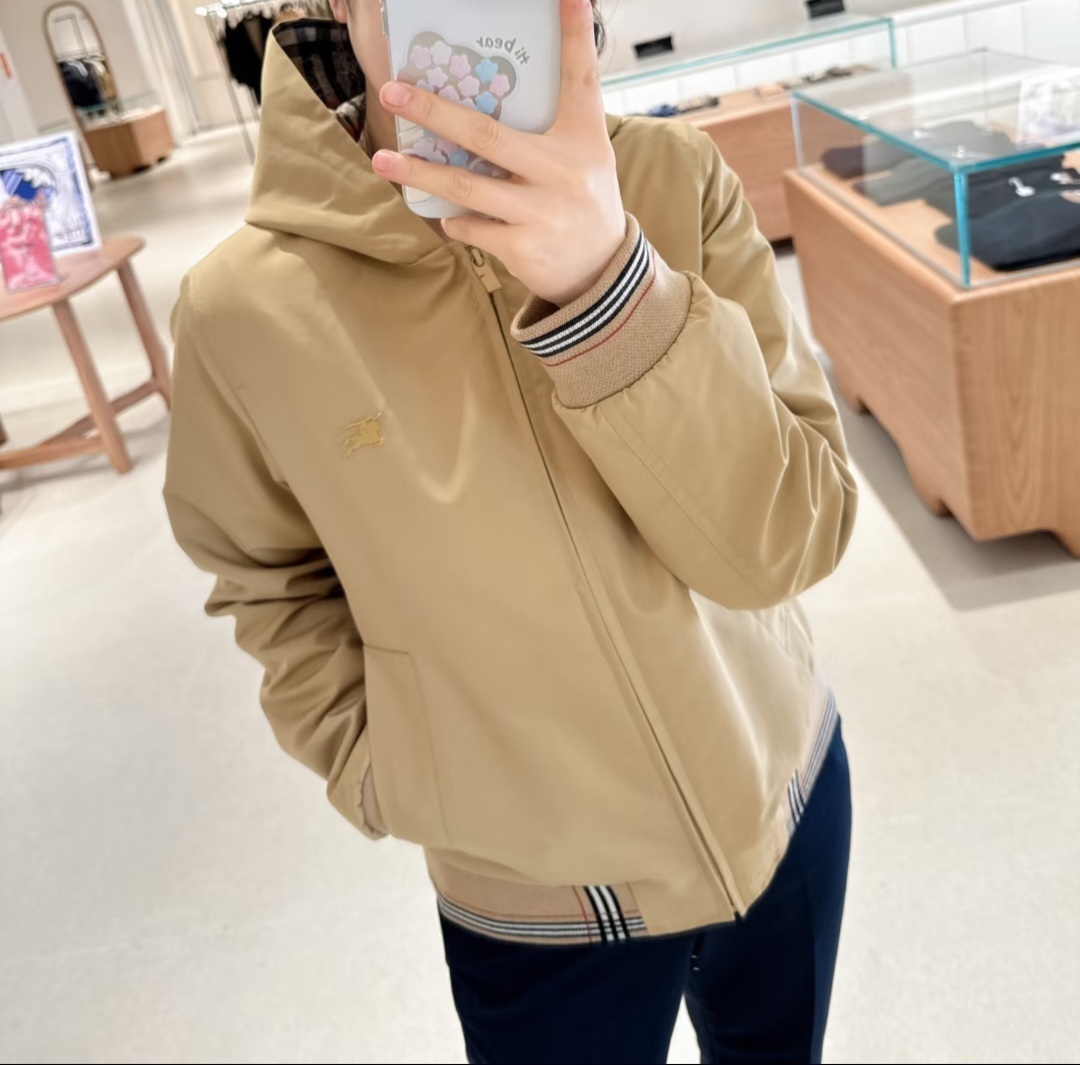 BBR kids 經典卡其 併 內格仔  外套