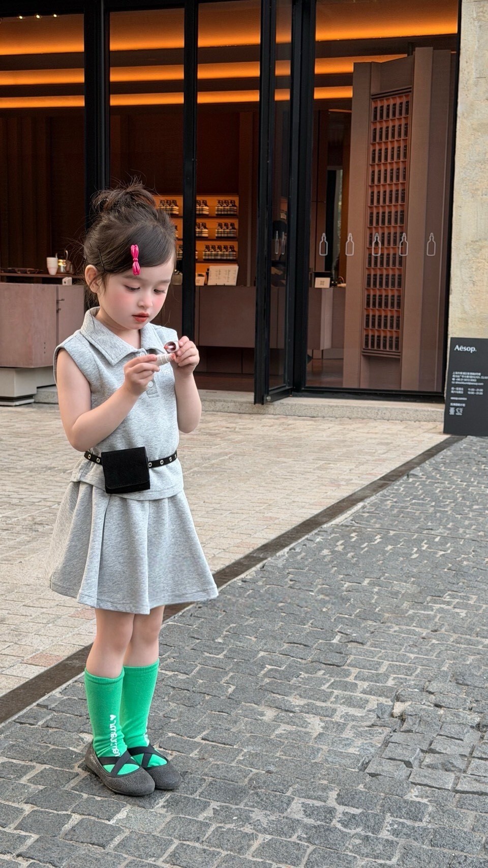 小酷女孩日常套裝