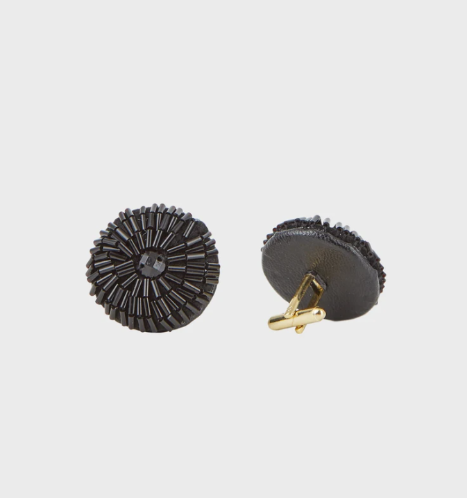 1AF0323-161 [ANNE FONTAINE] Corly Cufflinks Black #H25A03603 (EU)
