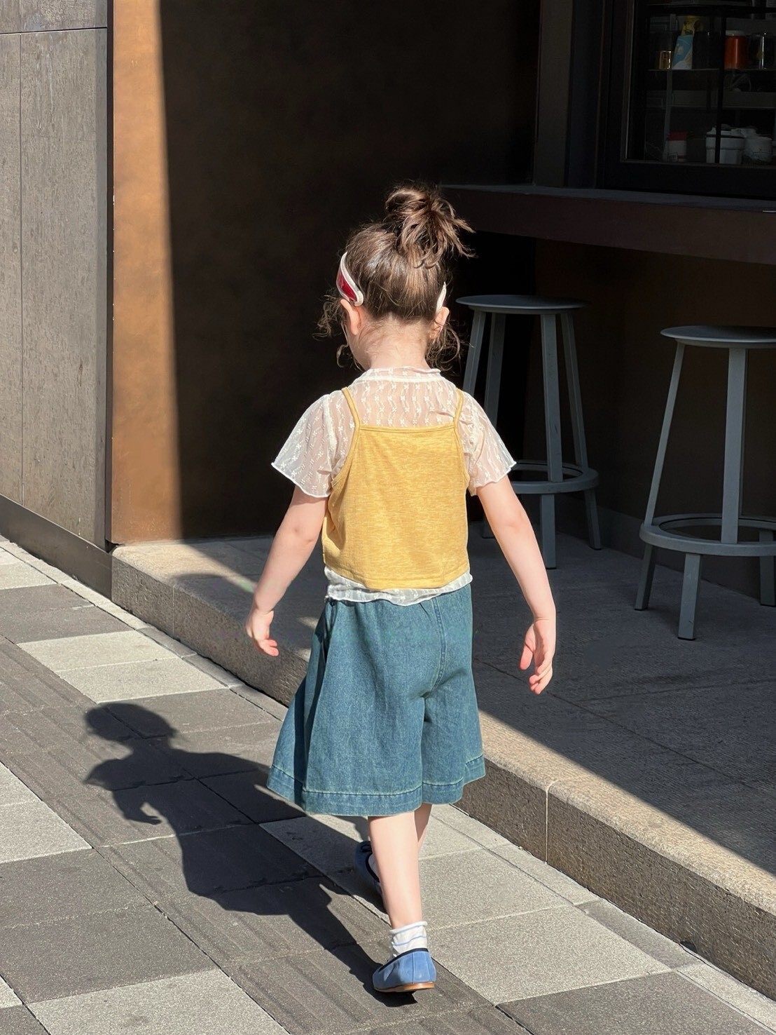 俏皮藍藍六分褲