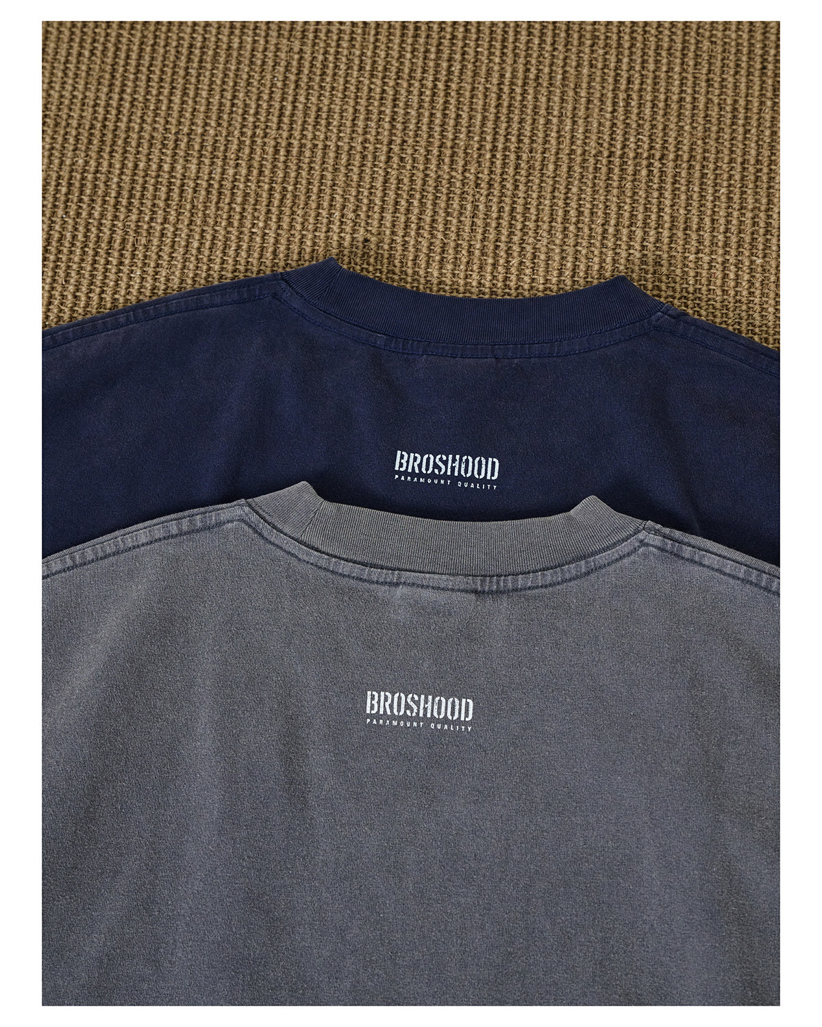 Broshood 日系復古寬鬆印花短T 26SS21