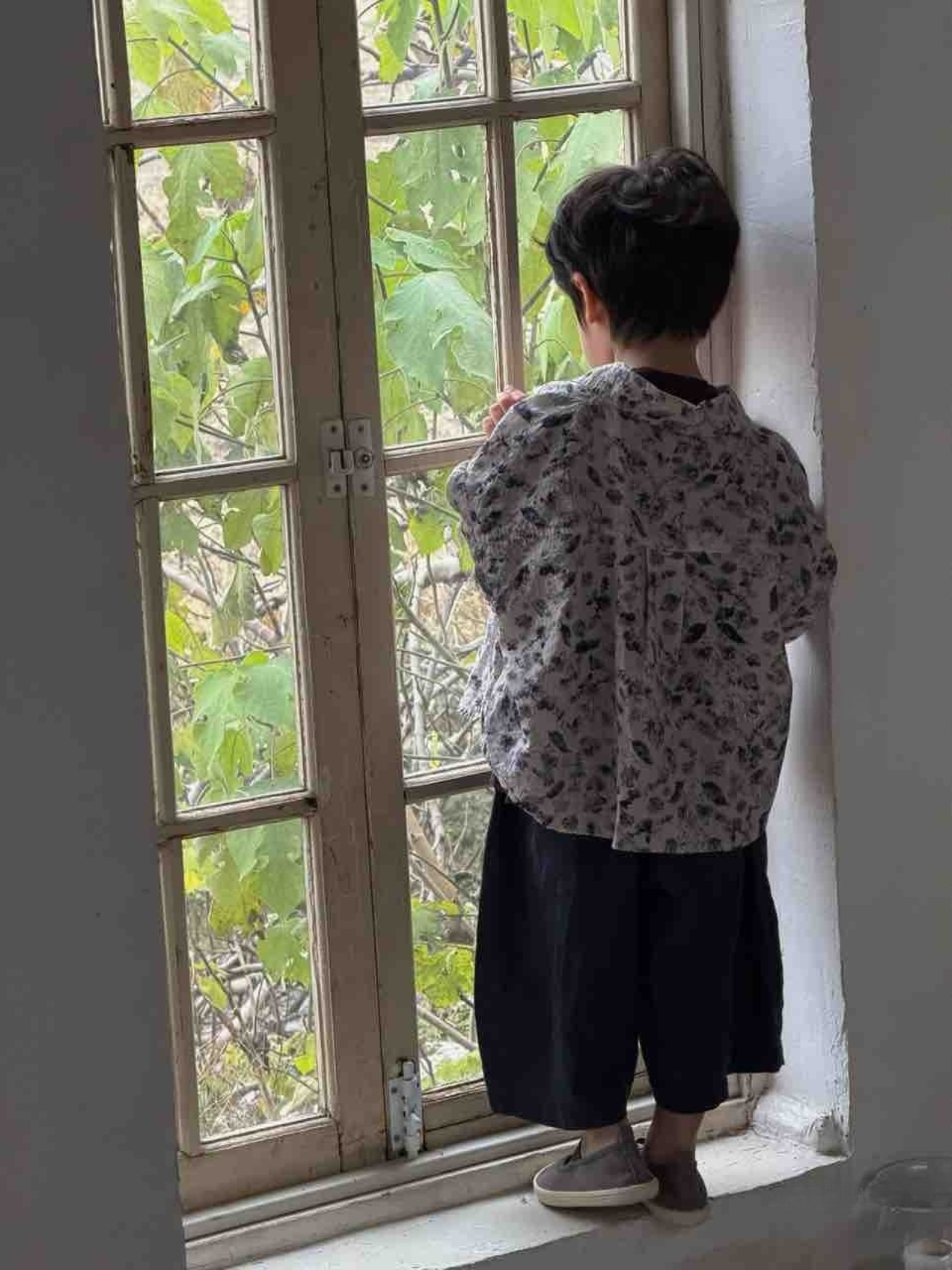 26夏 韓版復古花襯衫