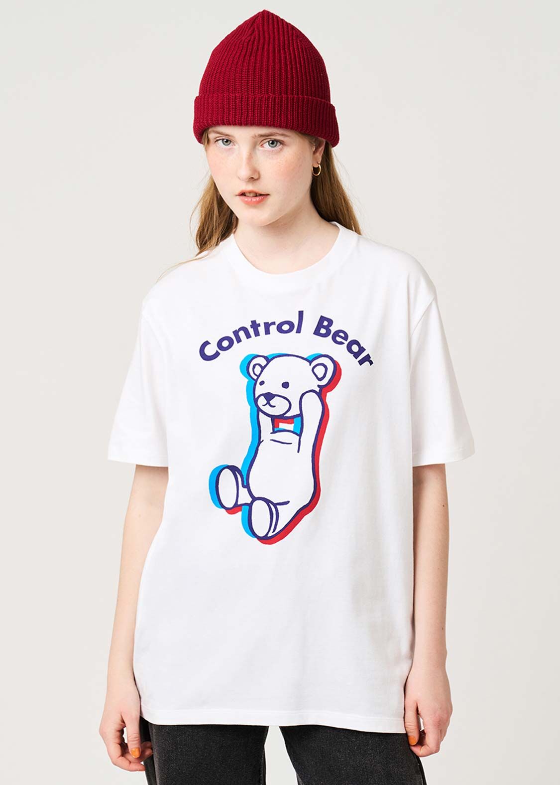日本預訂 graniph GH Control Bear Tricolor | T-shirt
