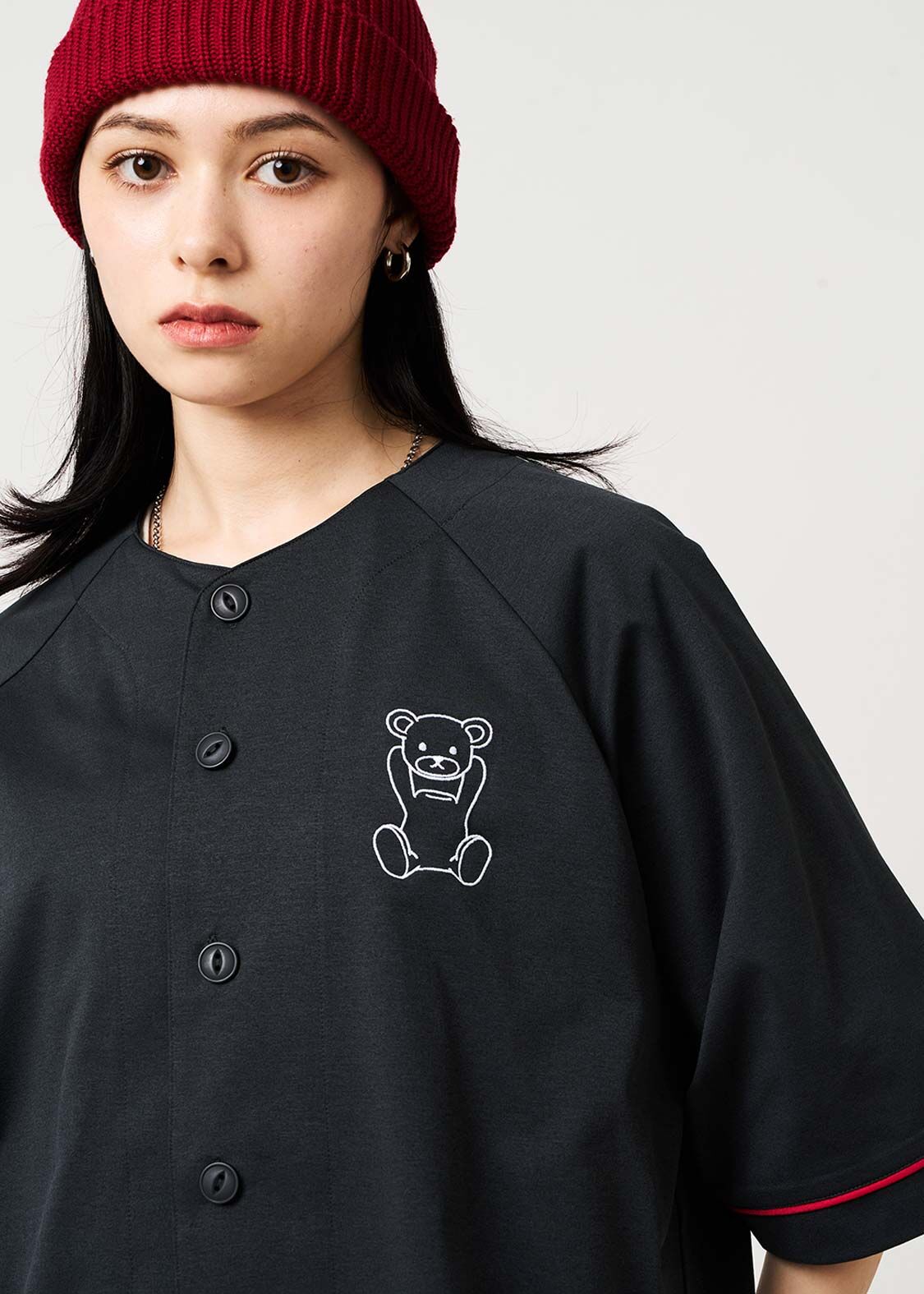 日本預訂 graniph GH Control Bear | Baseball Shirt DRY(吸水速乾)