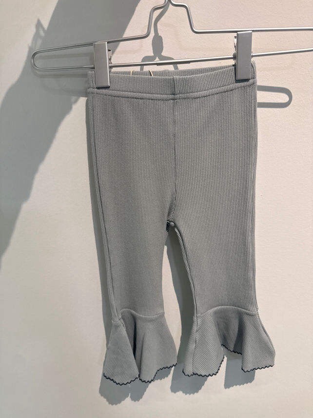 雲朵感荷葉長褲