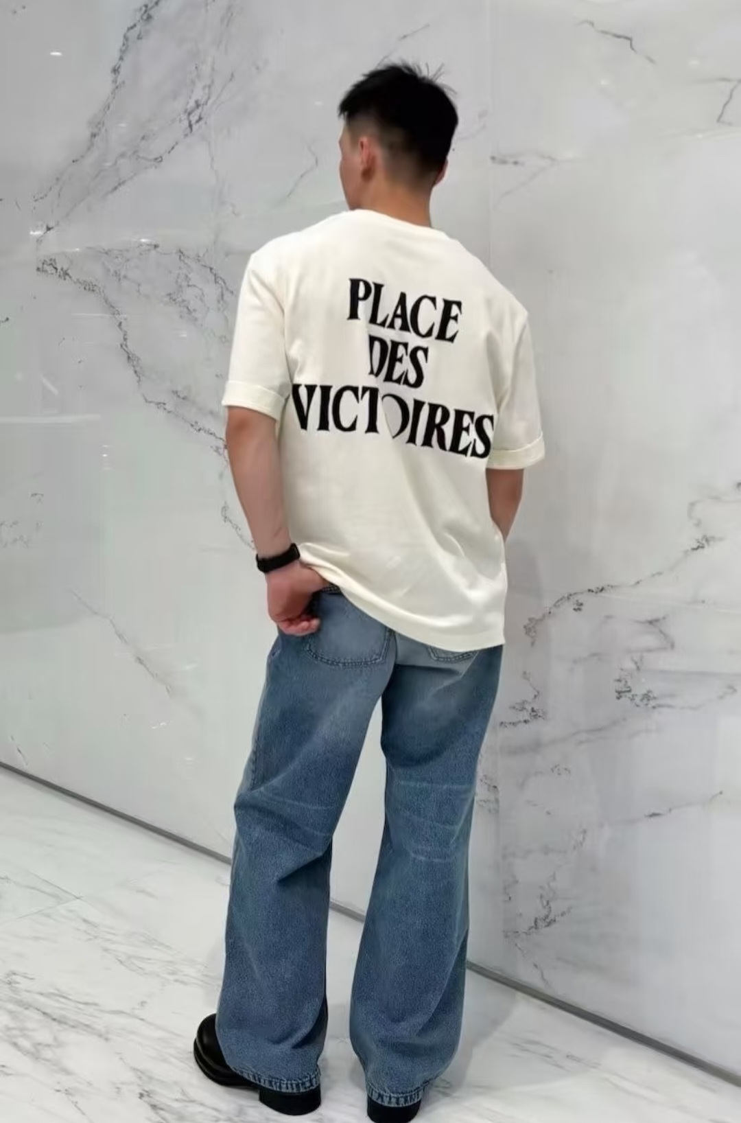 AMI 小愛心 併 背後Logo Tee